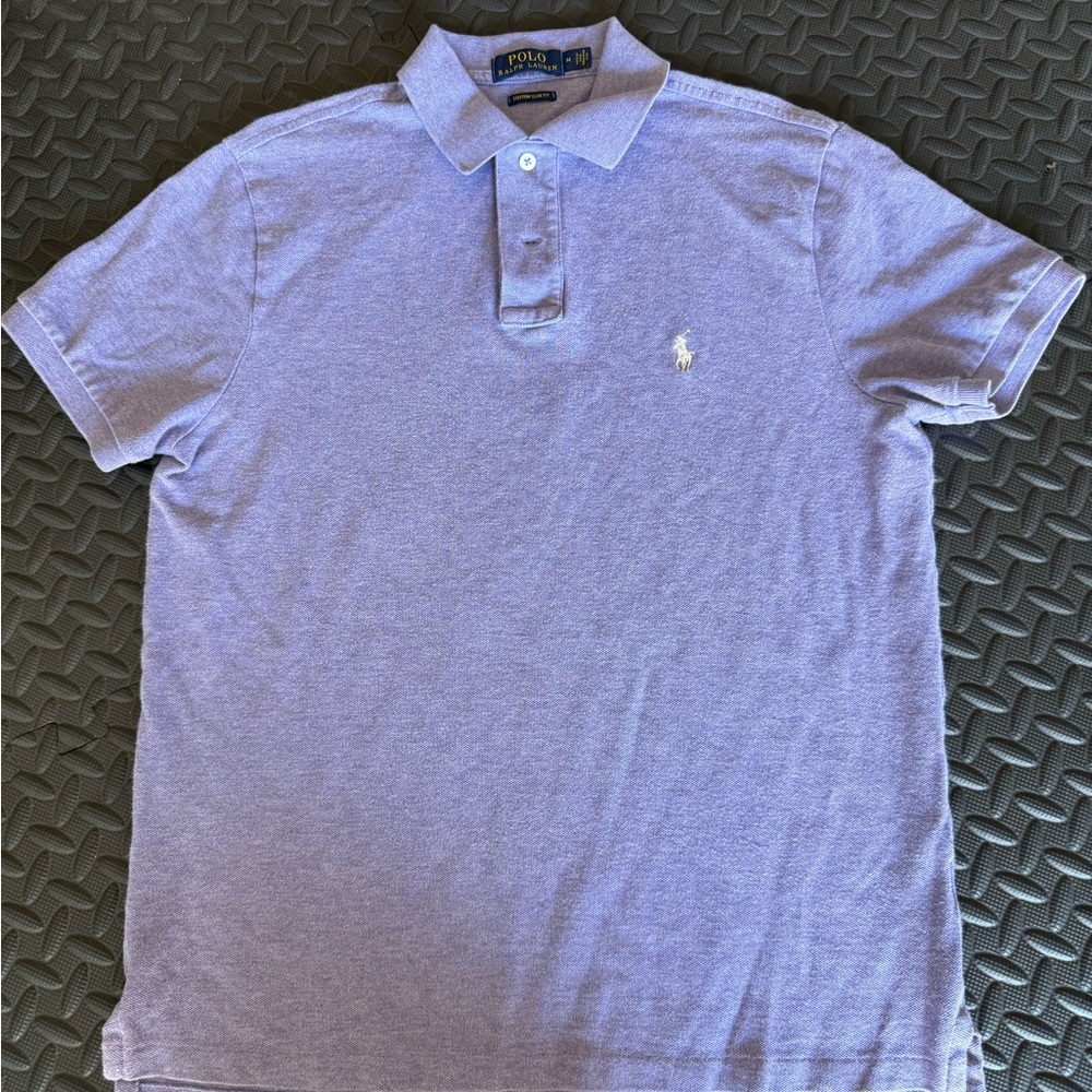 Polo by Ralph Lauren Men's Lavender Polo Shirt